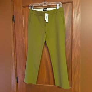 NWT! J. Crew Campbell green  Olive Trousers 2p